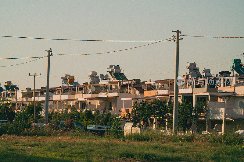 Aydın Kuşadası土耳其，避暑胜地，日落